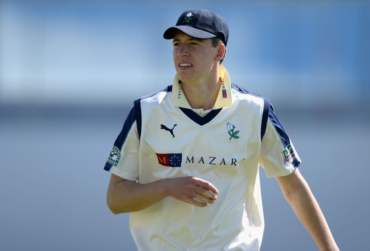 Yorkshire teenage fast bowler Matthew Fisher plays in his second first-class match, Yorkshire v Warwickshire, County Championship, Division One, Headingley, April 29, 2015