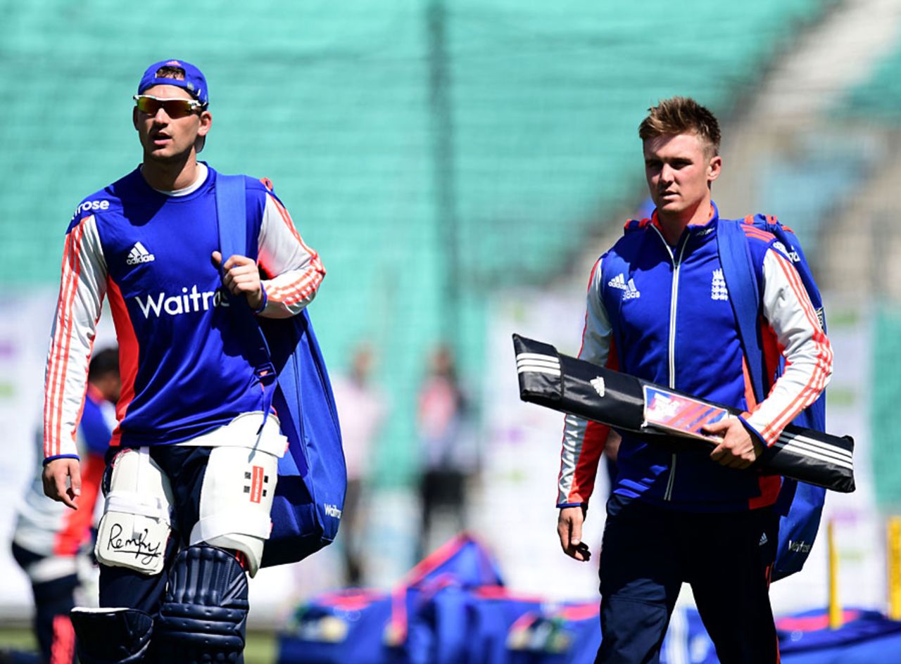 Alex Hales and Jason Roy at training, Kia Oval, June 11, 2015