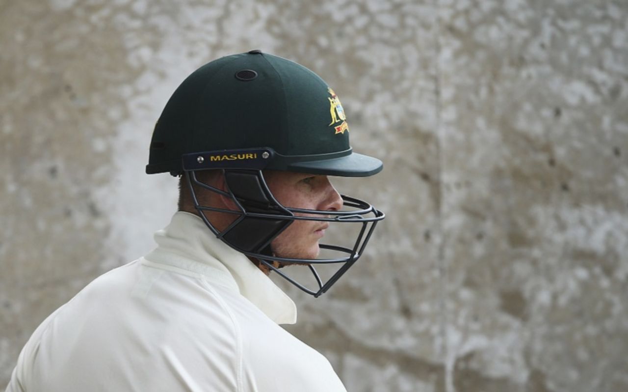 Steven Smith walks out to bat, West Indies v Australia, 2nd Test, 2nd day, Kingston, June 12, 2015