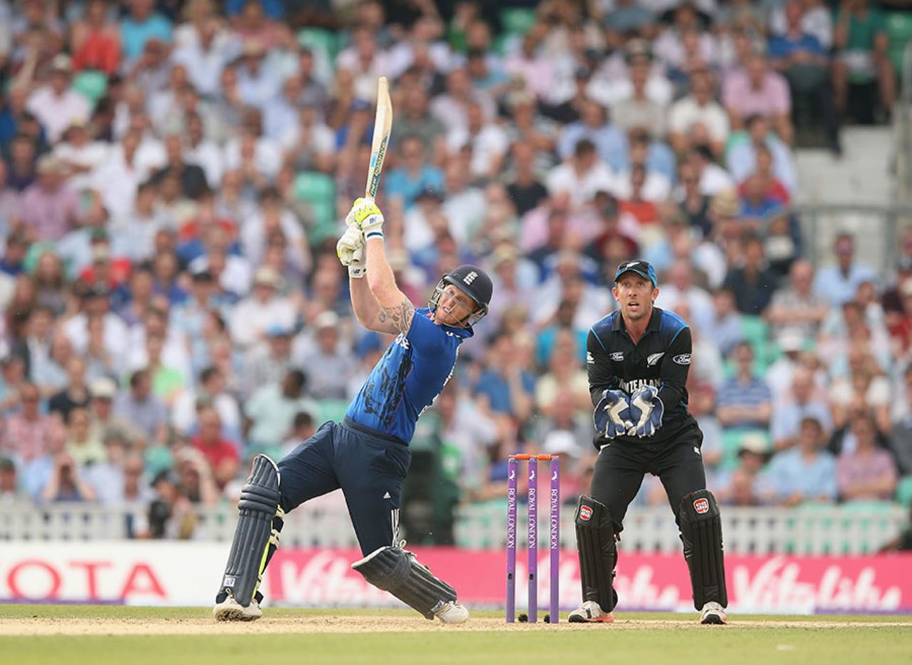 Ben Stokes came out all guns blazing, England v New Zealand, 2nd ODI, Kia Oval, June 12, 2015