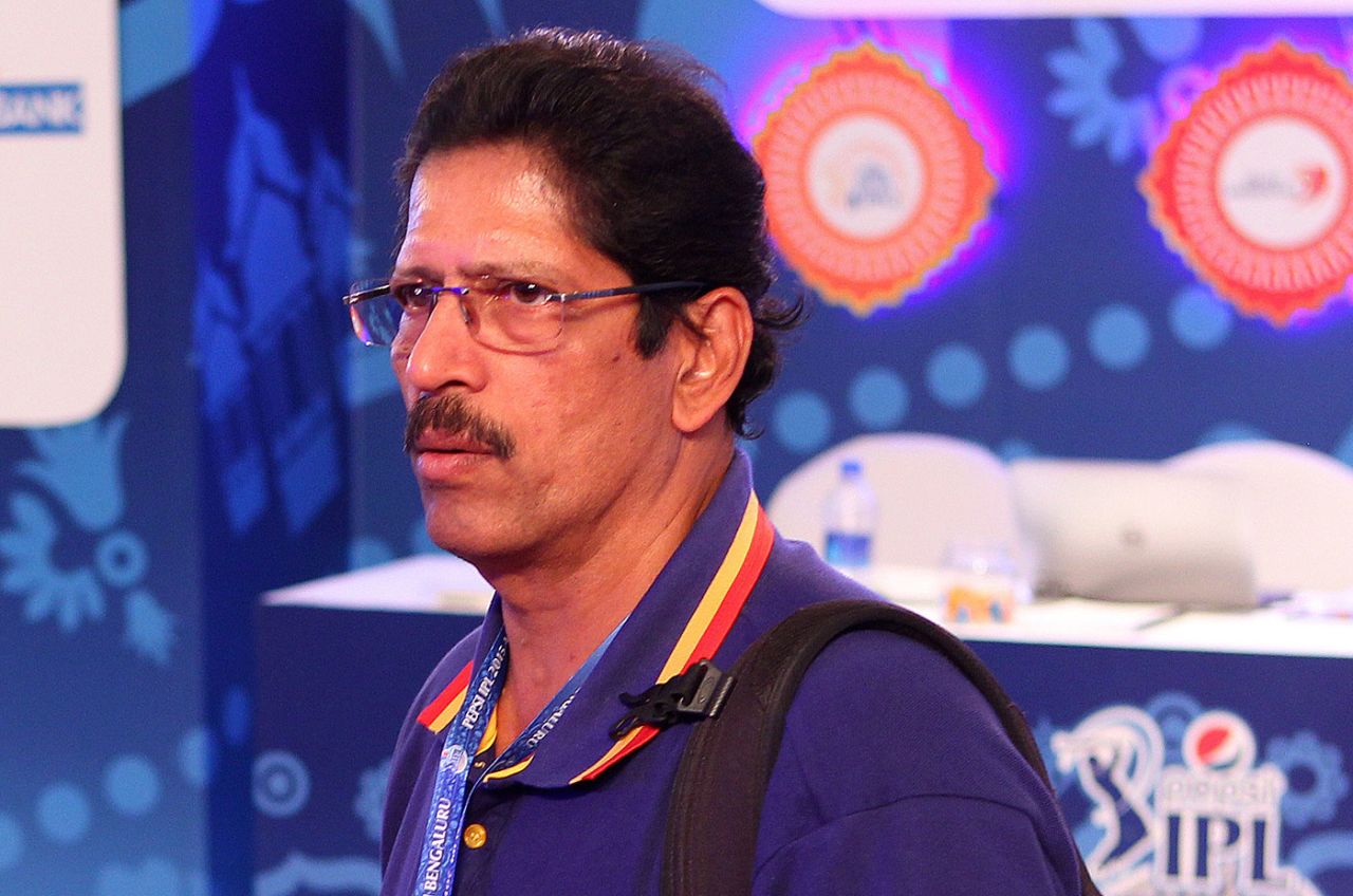 TA Sekhar at the 2015 IPL auction, Bangalore, February 16, 2015