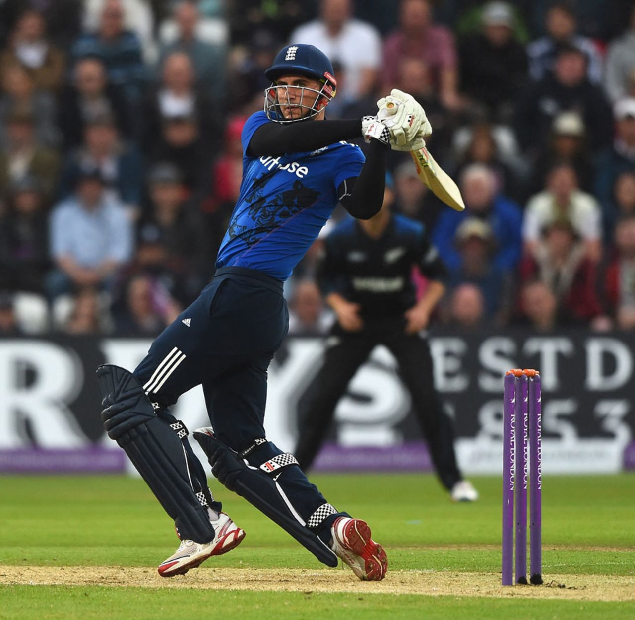 Alex Hales lashed a 32-ball half-century, England v New Zealand, 4th ODI, Trent Bridge, June 17, 2015