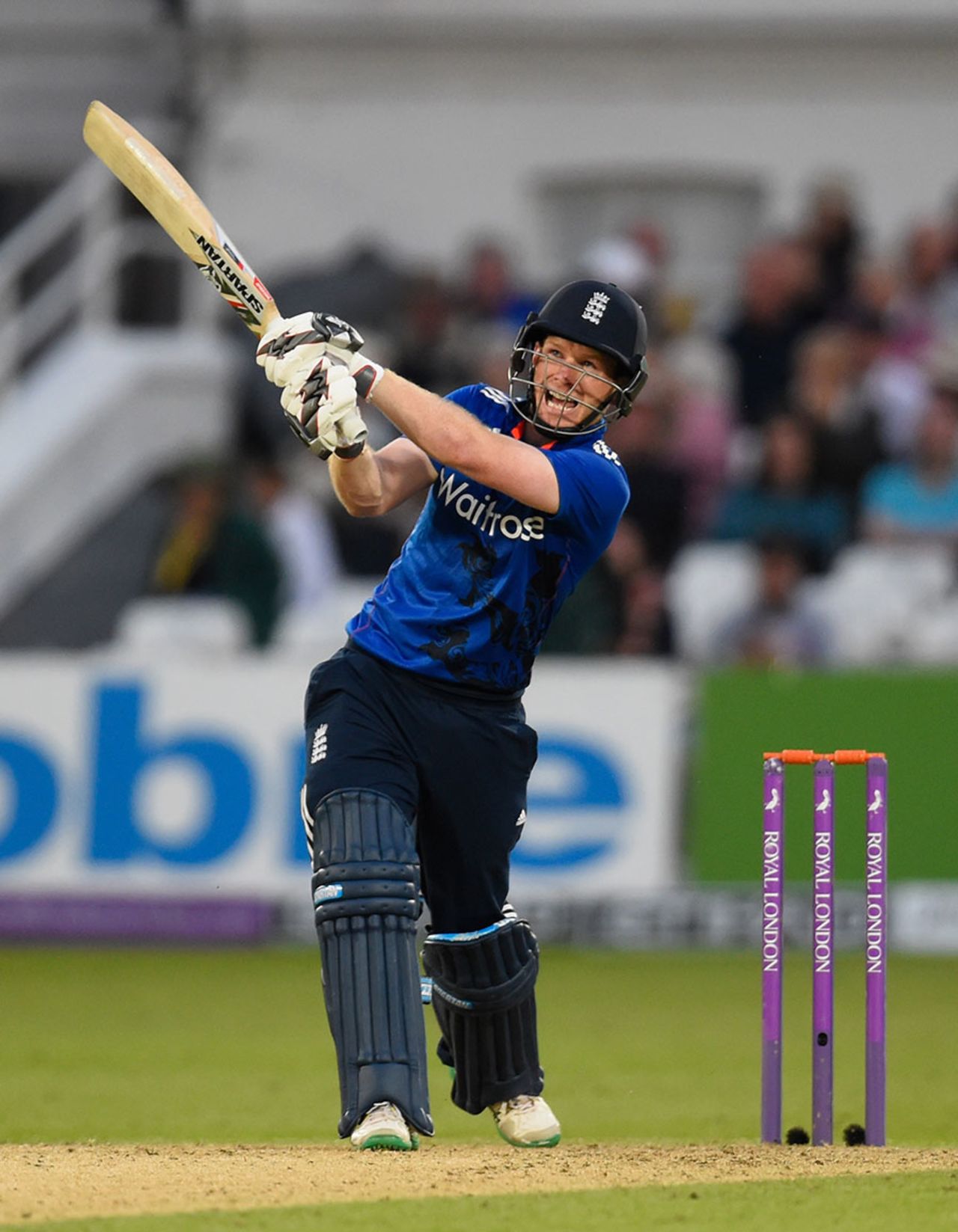 Eoin Morgan struck 11 fours and five sixes in a 73-ball century, England v New Zealand, 4th ODI, Trent Bridge, June 17, 2015