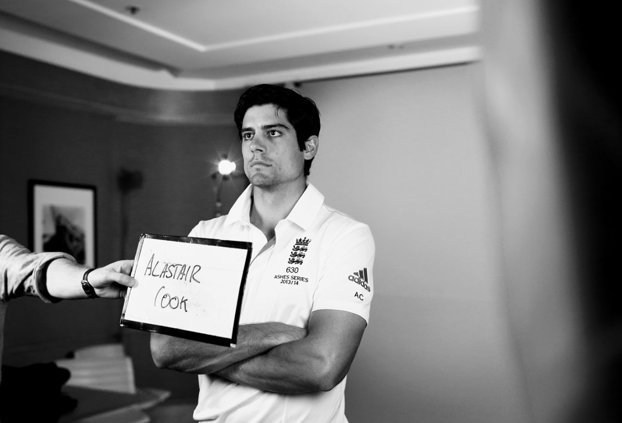 Alastair Cook at a photo shoot, Sydney, November 11, 2013