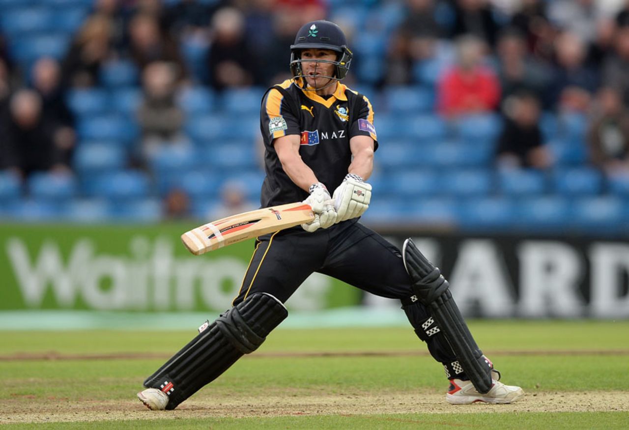 Andy Hodd scored 70 batting at No. 3, Yorkshire v Nottinghamshire, NatWest T20 Blast, North Group, Headingley, June 19, 2015