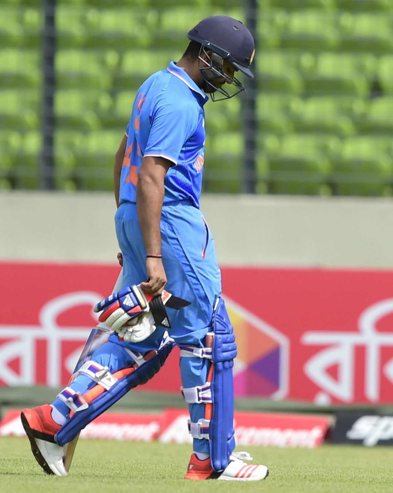 Rohit Sharma fell for a duck, Bangladesh v India, 2nd ODI, Mirpur, June 21, 2015