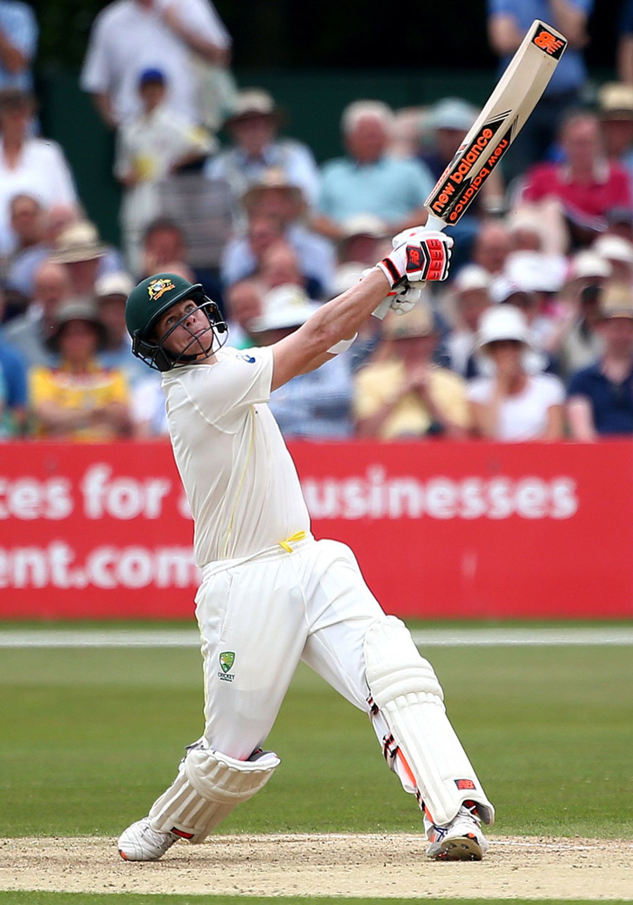 Steven Smith moved to 111 before retiring, Kent v Australians, Tour Match, Canterbury, 2nd day, June 26, 2015