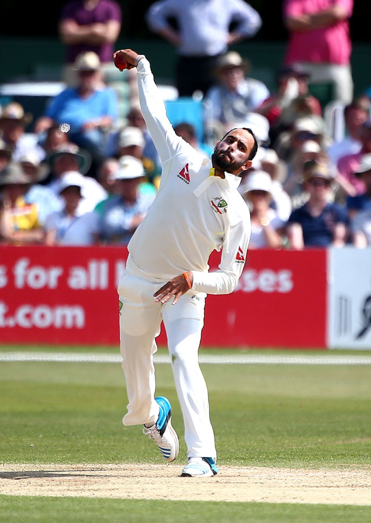 Fawad Ahmed removed Rob Key for 87, Kent v Australians, Tour Match, Canterbury, 2nd day, June 26, 2015