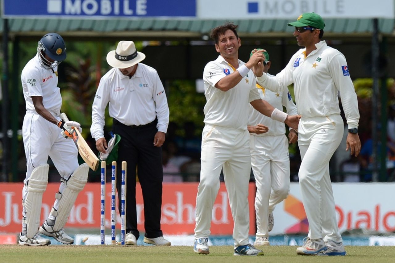 Yasir Shah ended with figures of 41.3-5-96-6, Sri Lanka v Pakistan, 2nd Test, Colombo, 3rd day, June 27, 2015