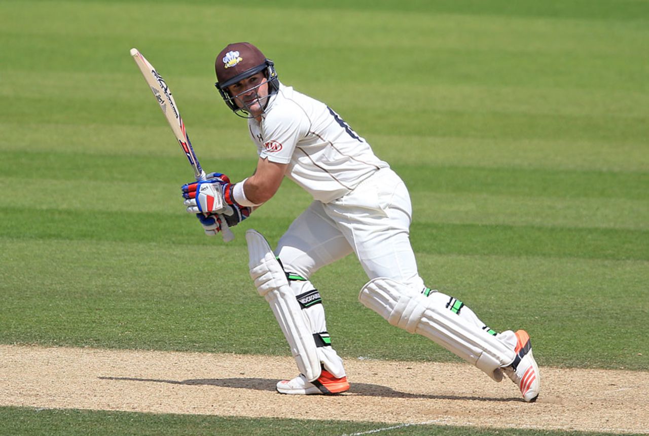 Dean Elgar fell for 98, Surrey v Gloucestershire, County Championship, Division Two, Kia Oval, June 27, 2015
