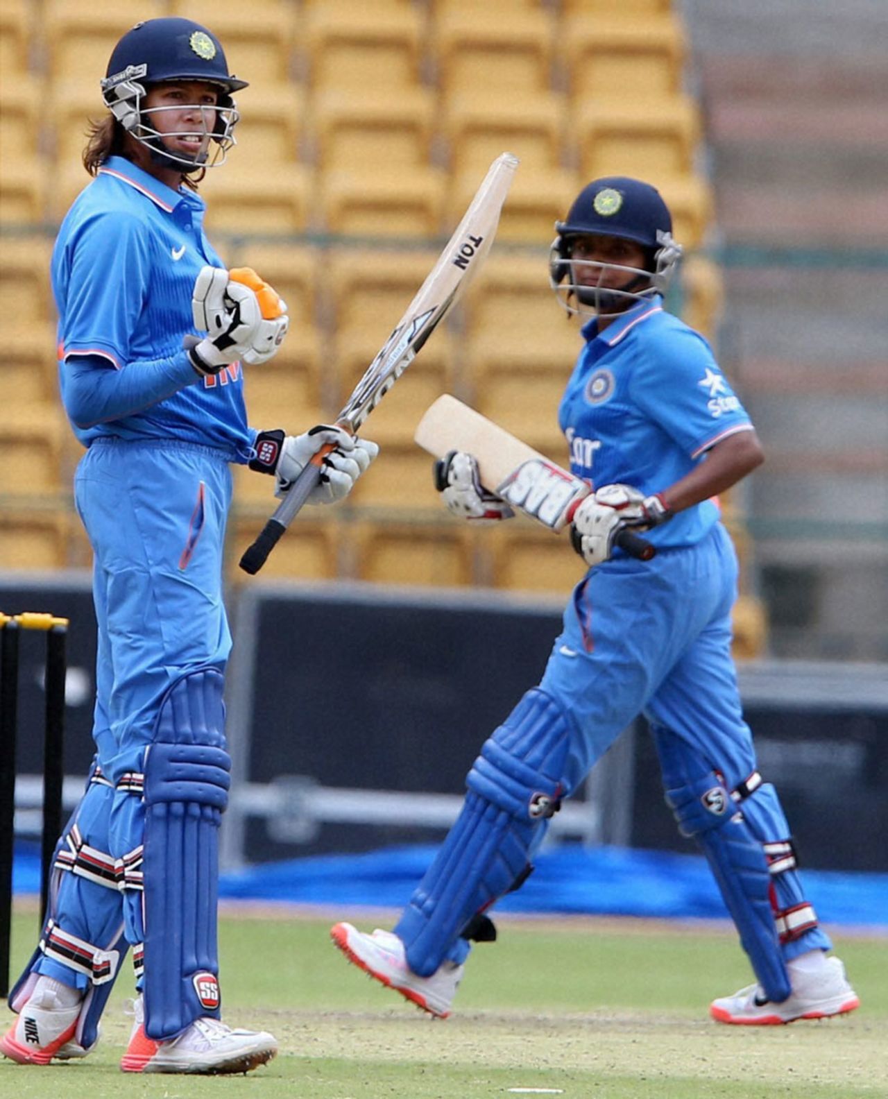 Jhulan Goswami top-scored with 57, India Women v New Zealand Women, 1st ODI, Bangalore, June 28, 2015
