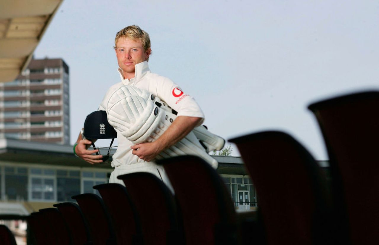 Ian Bell photoshoot, Edgbaston, June 7, 2005