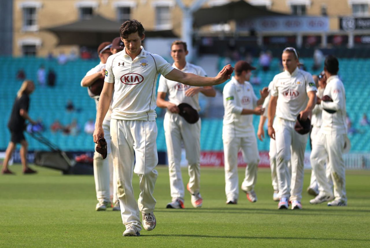Zafar Ansari took 6 for 30, Surrey v Gloucestershire, County Championship, Division Two, Kia Oval, 3rd day, June 29, 2015