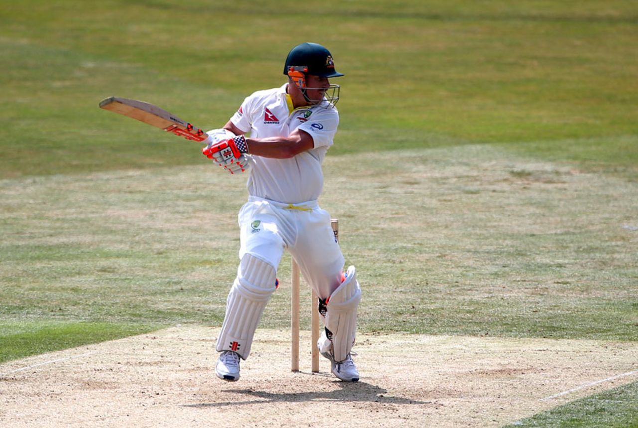 David Warner cracked 94 during the morning session, Essex v Australians, Tour match, Chelmsford, 1st day, July 1, 2015