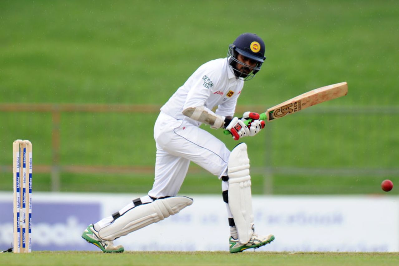 Upul Tharanga clips one to the leg side, Sri Lanka v Pakistan, 3rd Test, Pallekele, 1st day, July 3, 2015