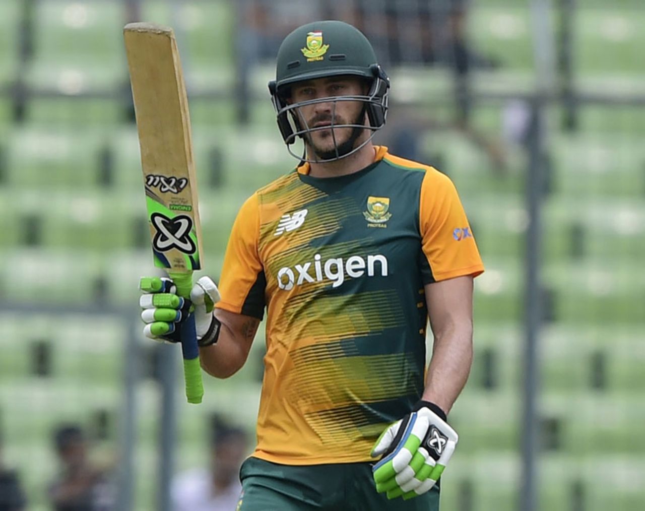 Faf du Plessis made a 61-ball 79, Bangladesh v South Africa, 1st T20 international, Mirpur, July 5, 2015