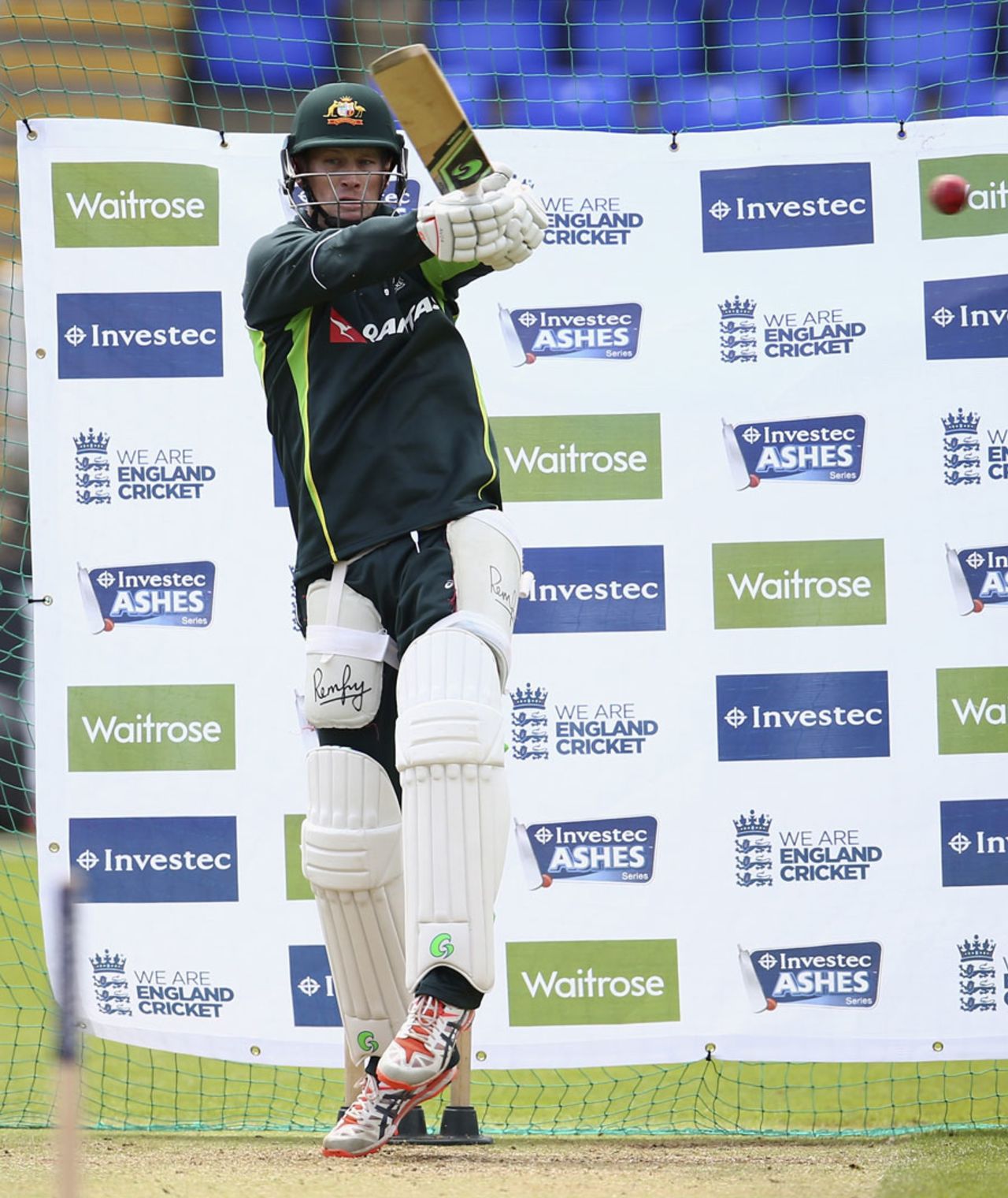 Adam Voges tunes up ahead of his first Ashes Test at the age of 35, Cardiff, July 7, 2015