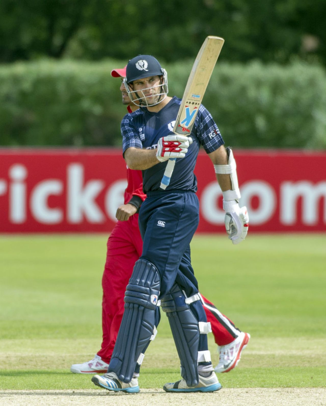Kyle Coetzer struck five fours and two sixes in his unbeaten 51, Scotland v Canada, World T20 Qualifier, Group B, Edinburgh, July 16, 2016