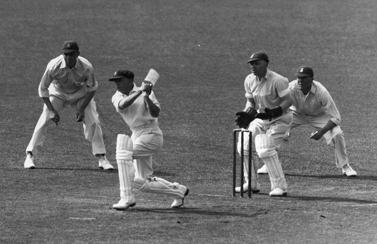 Don Bradman made 131 in the second innings, England v Australia, 1st Test, Trent Bridge, June 13-17, 1930