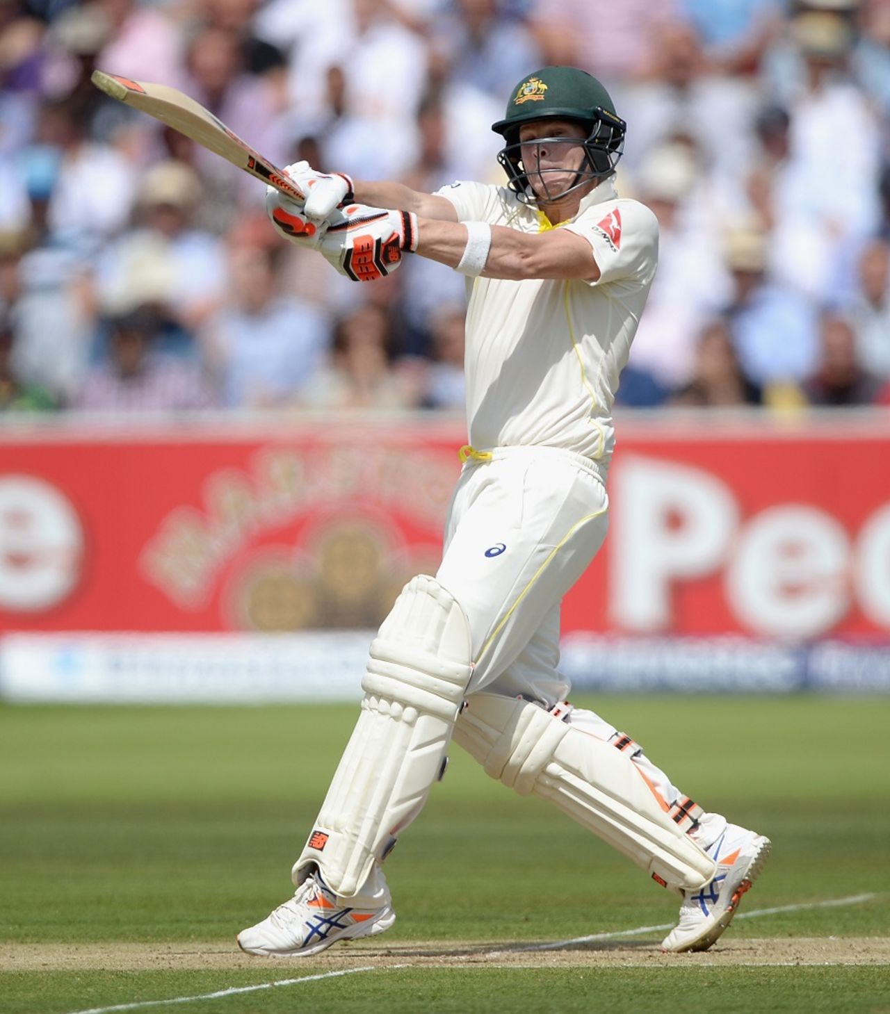 Steven Smith unleashes a pull, England v Australia, 2nd Investec Ashes Test, Lord's, 2nd day, July 17, 2015
