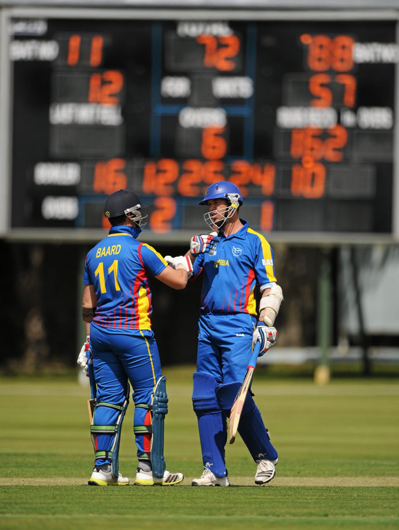 Stephan Baard and Gerrie Snyman shared a 121-run opening stand, Jersey v Namibia, World T20 Qualifier, July 17, 2015