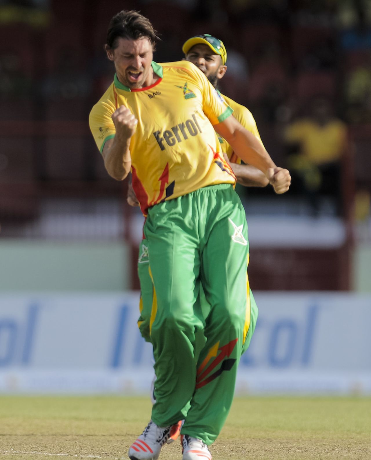 David Wiese's 5 for 30 went in vain, Guyana Amazon Warriors v Barbados Tridents, CPL 2015, Guyana, July 18, 2015
