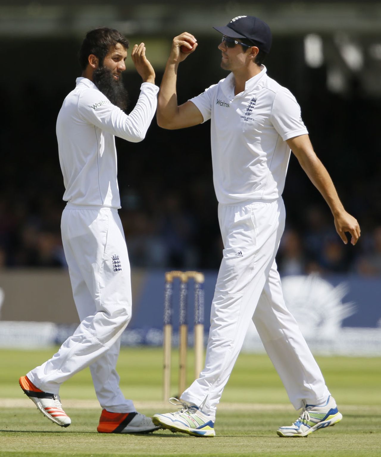 Moeen Ali removed David Warner thanks to Alastair Cook's catch, England v Australia, 2nd Investec Ashes Test, Lord's, 4th day, July 19, 2015