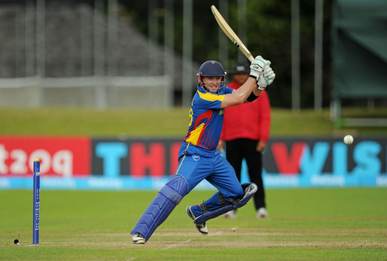 Craig Williams top-scored for Namibia with a 32-ball 43, Namibia v Netherlands, World T20, 2nd play-off,  Dublin, July 21, 2015