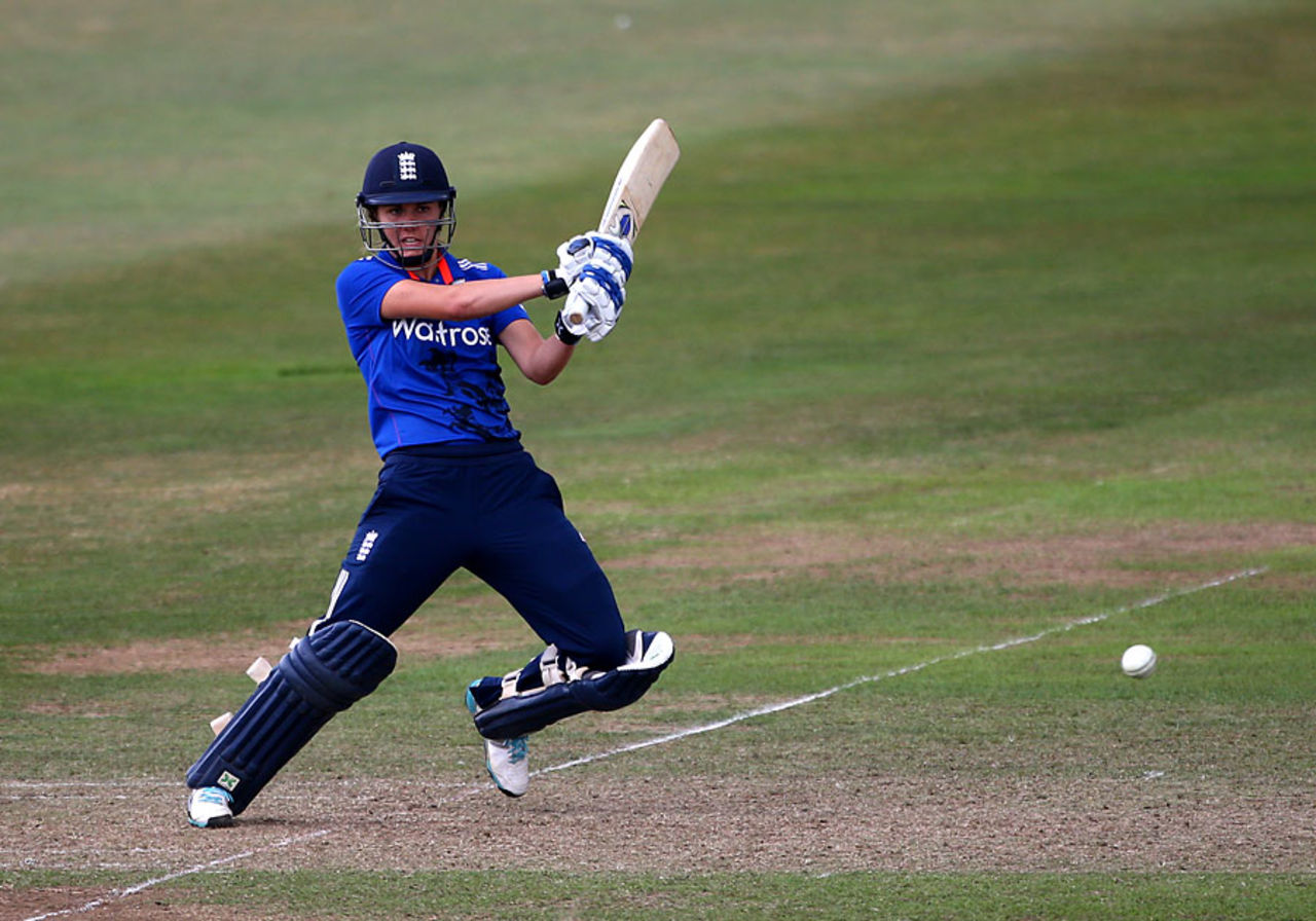 Nat Sciver top-scored in England's chase with 66, England Women v Australia Women, 1st ODI, Taunton, July 21, 2015