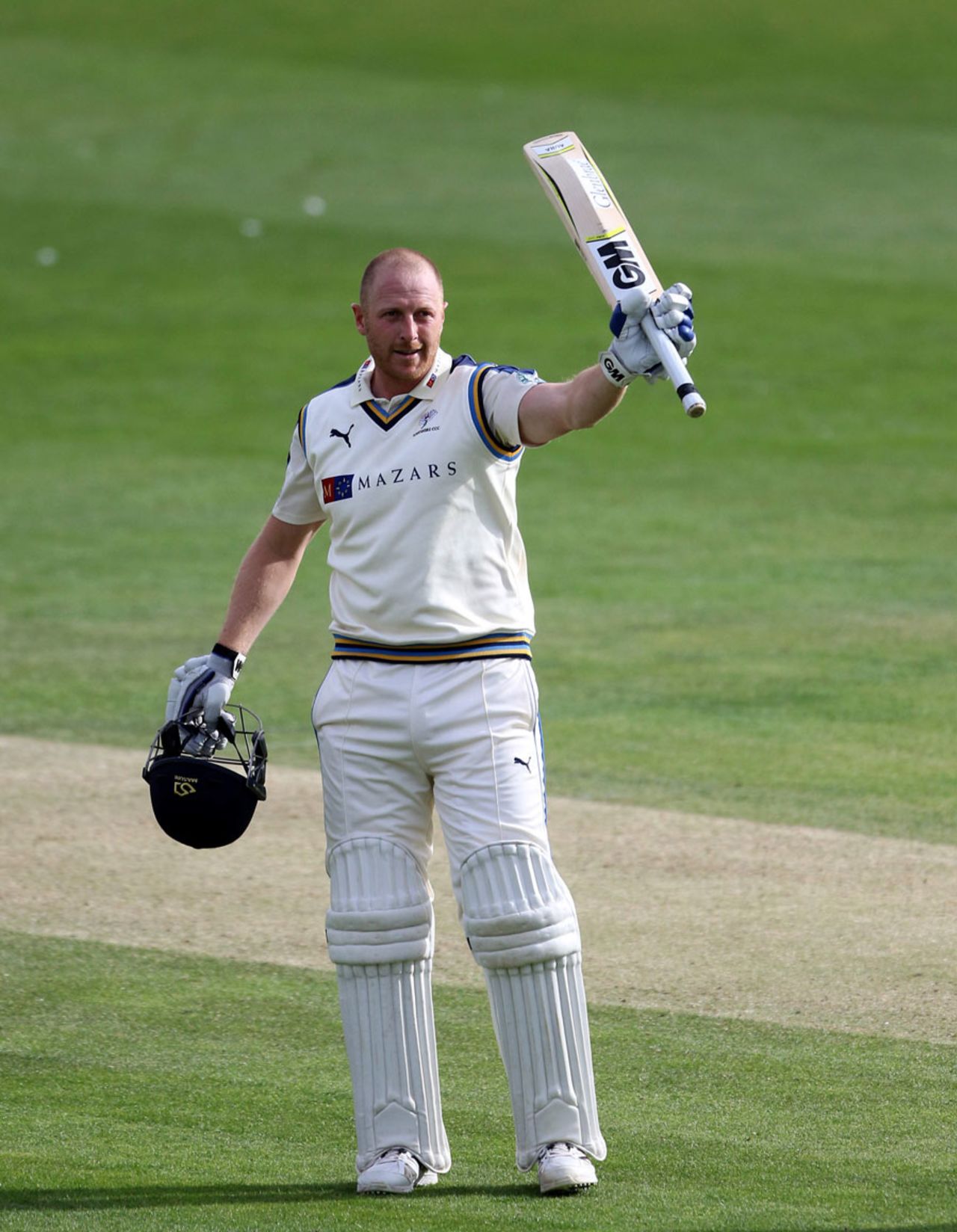 Andrew Gale made his second hundred of the season, Yorkshire v Worcestershire, County Championship, Division One, North Marine Road, 1st day, July 19, 2015