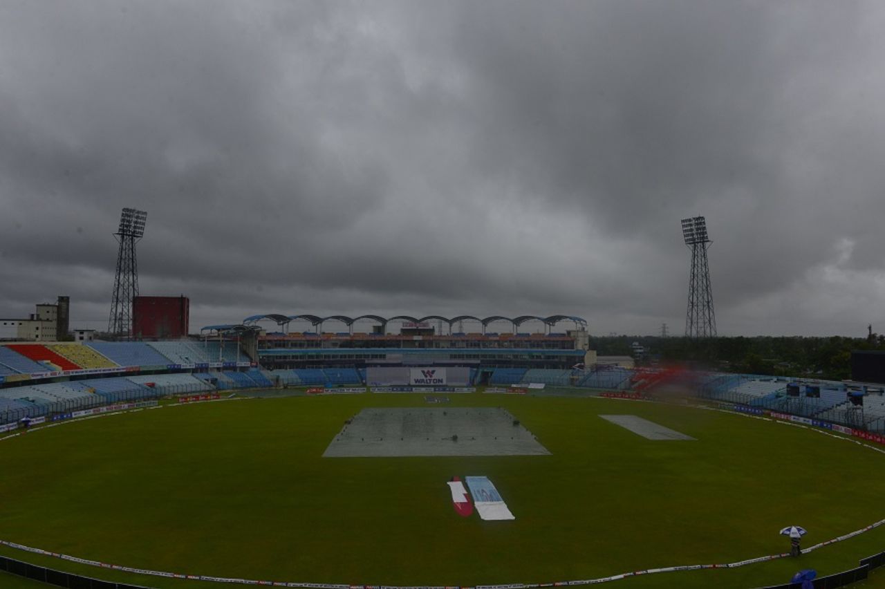 Rain had the final say in Chittagong, Bangladesh v South Africa, 1st Test, Chittagong, 5th day, July 25, 2015