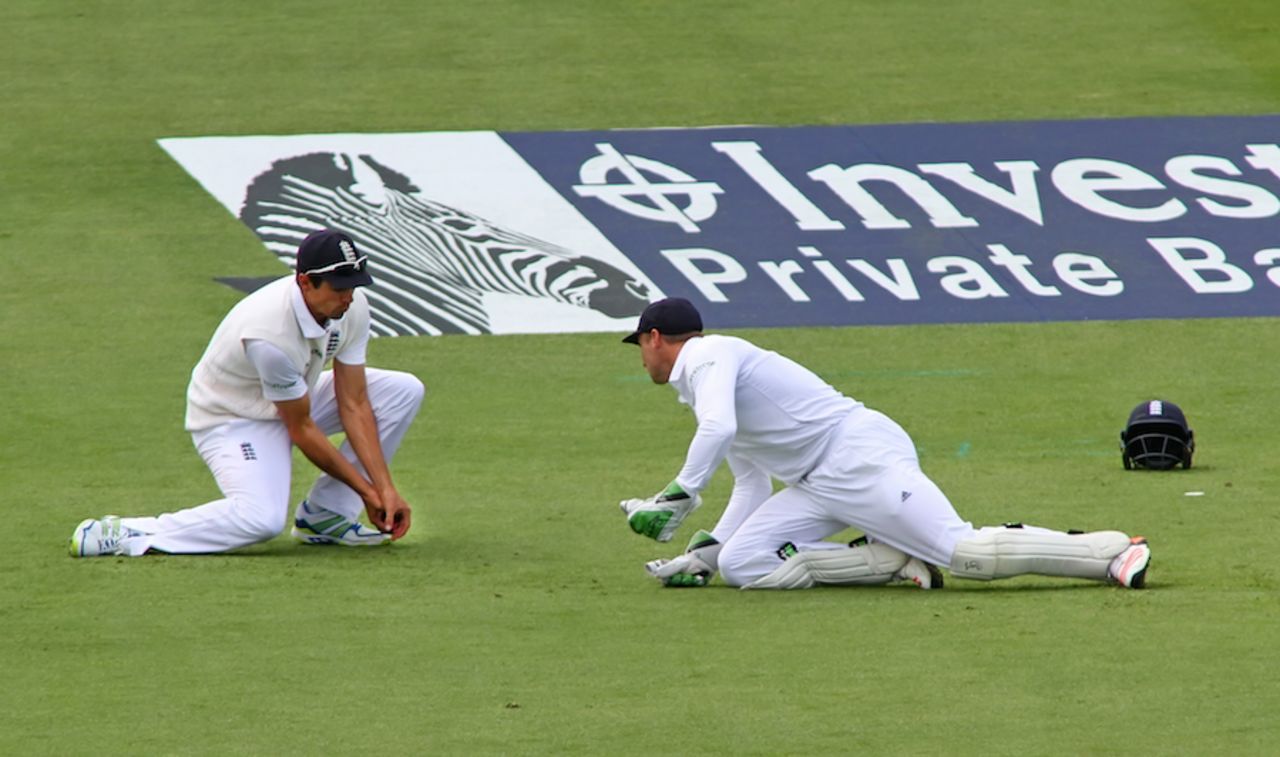 Alastair Cook took a low catch to remove Steven Smith, England v Australia, 3rd Test, Edgbaston, 1st day, July 29, 2015