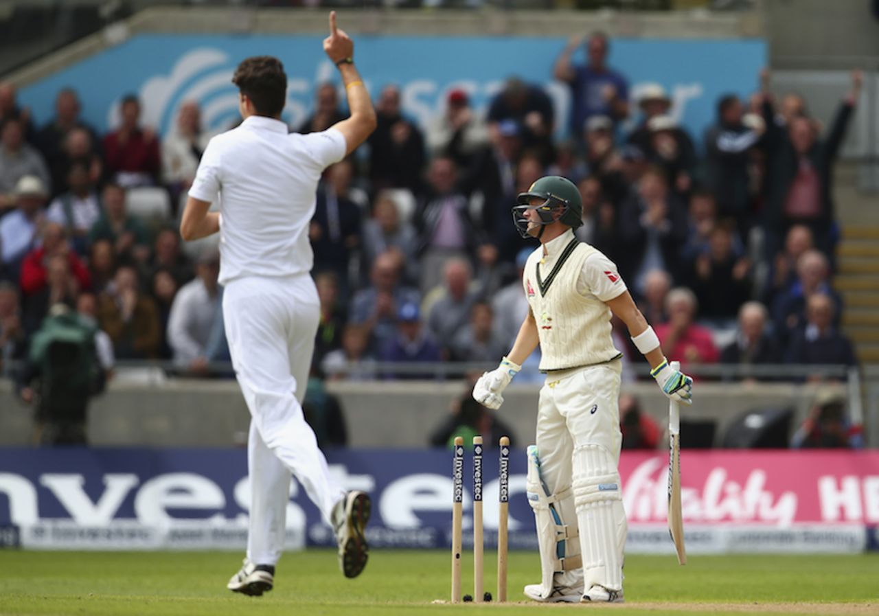 Michael Clarke's string of unimpressive scores continued, England v Australia, 3rd Test, Edgbaston, 1st day, July 29, 2015