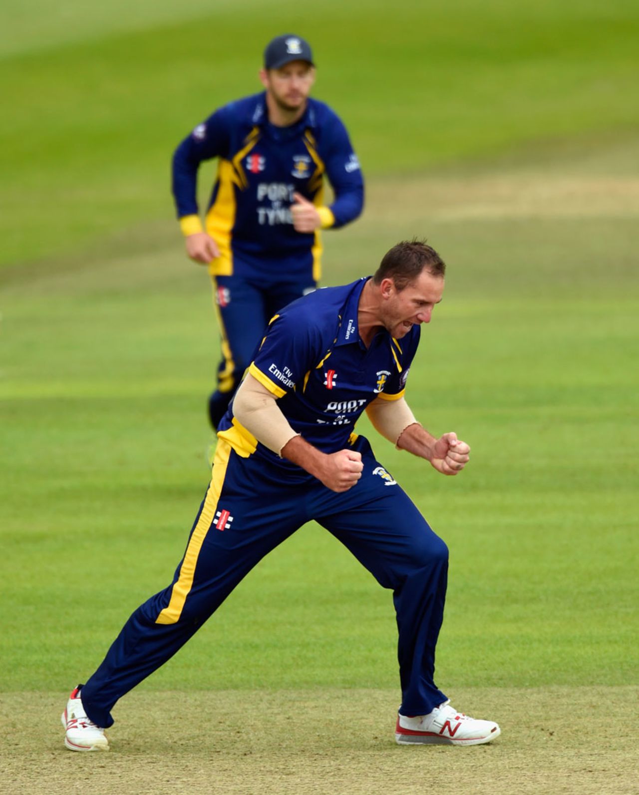John Hastings collected a five-wicket haul, Somerset v Durham, Royal London Cup, Group A, Taunton, July 29, 2015