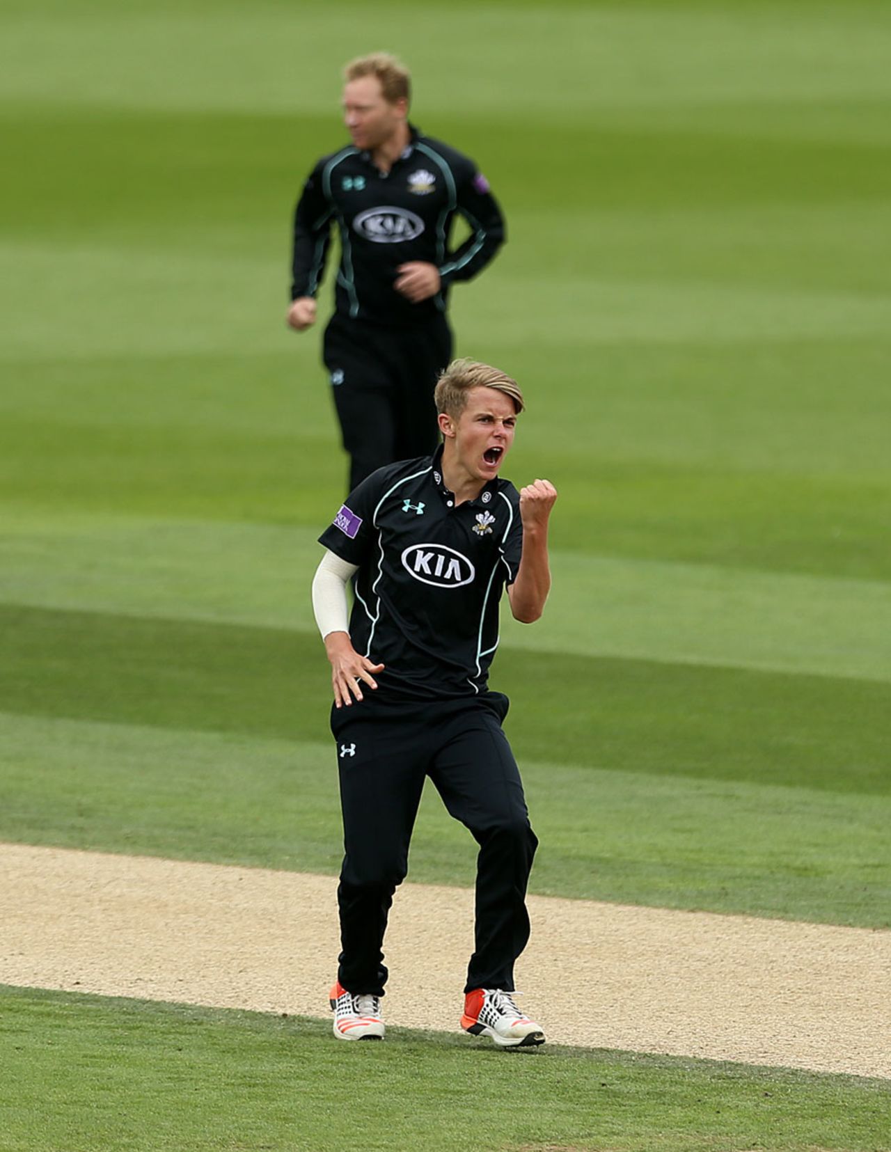 Sam Curran removed Andrew Gale in his first over, Surrey v Yorkshire, Royal London Cup, Group A, Kia Oval, July 29, 2015