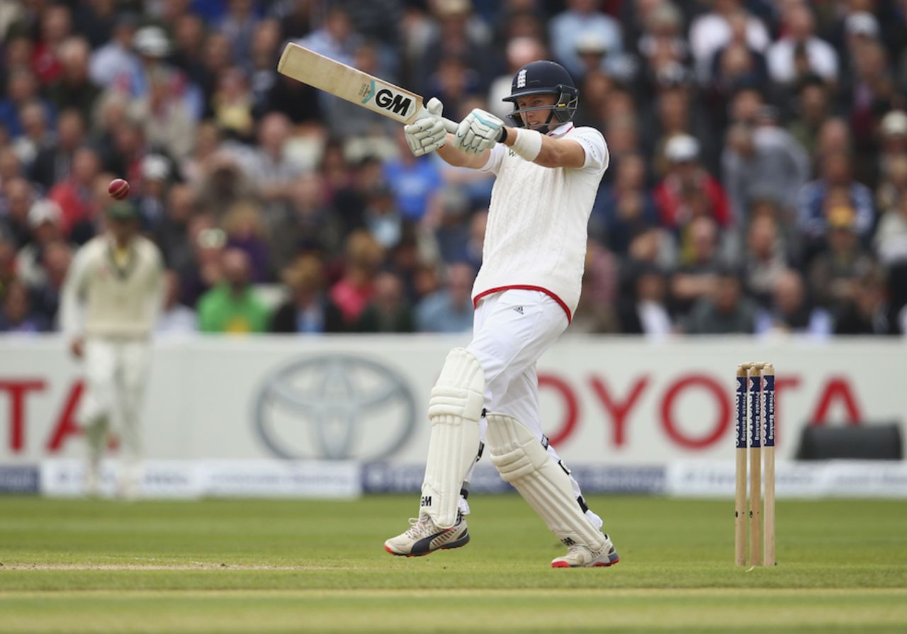 Joe Root kept the score ticking in the first hour, England v Australia, 3rd Test, Edgbaston, 2nd day, July 30, 2015