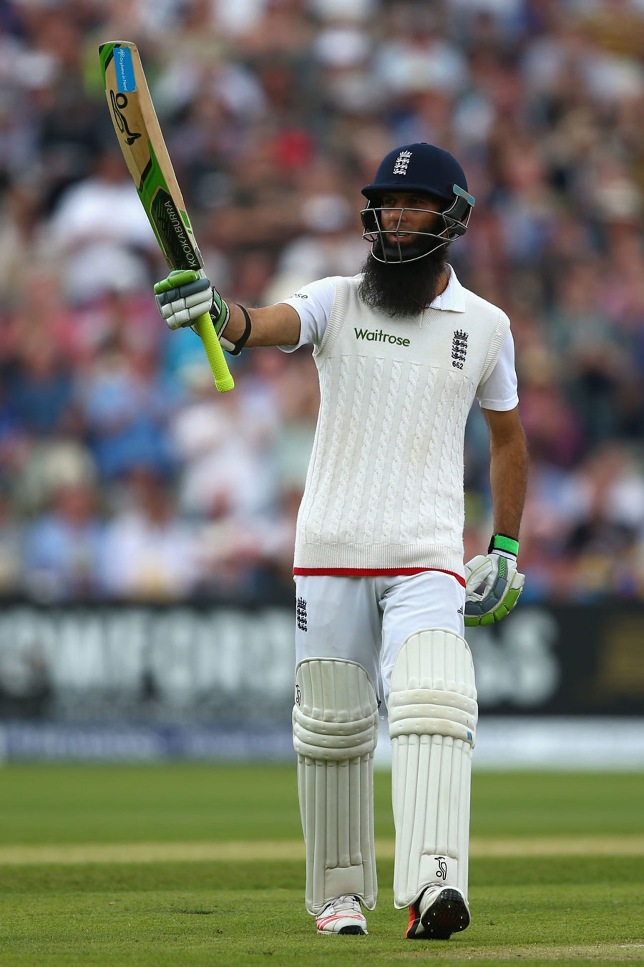 Moeen Ali's fifty carried England to a first-innings total of 281, England v Australia, 3rd Test, Edgbaston, 2nd day, July 30, 2015