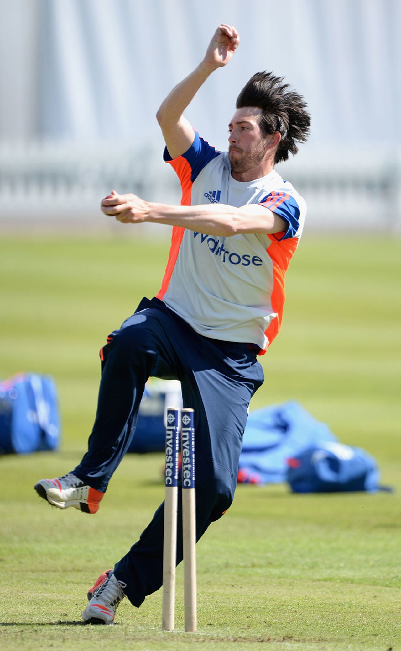 Mark Footitt trained with England, Lord's, May 19, 2015