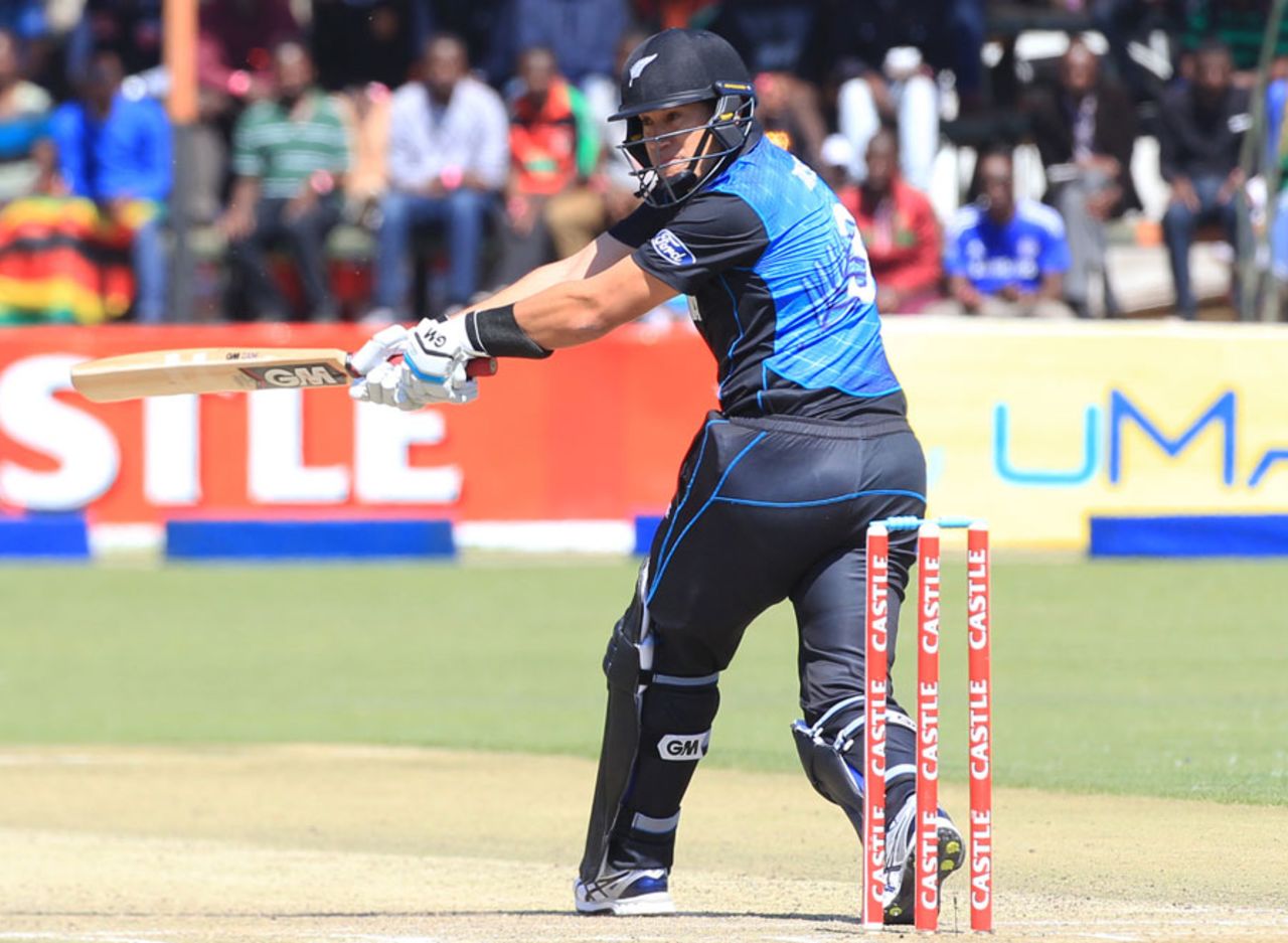 Ross Taylor struck his 15th ODI century, Zimbabwe v New Zealand, 1st ODI, Harare, August 2, 2015