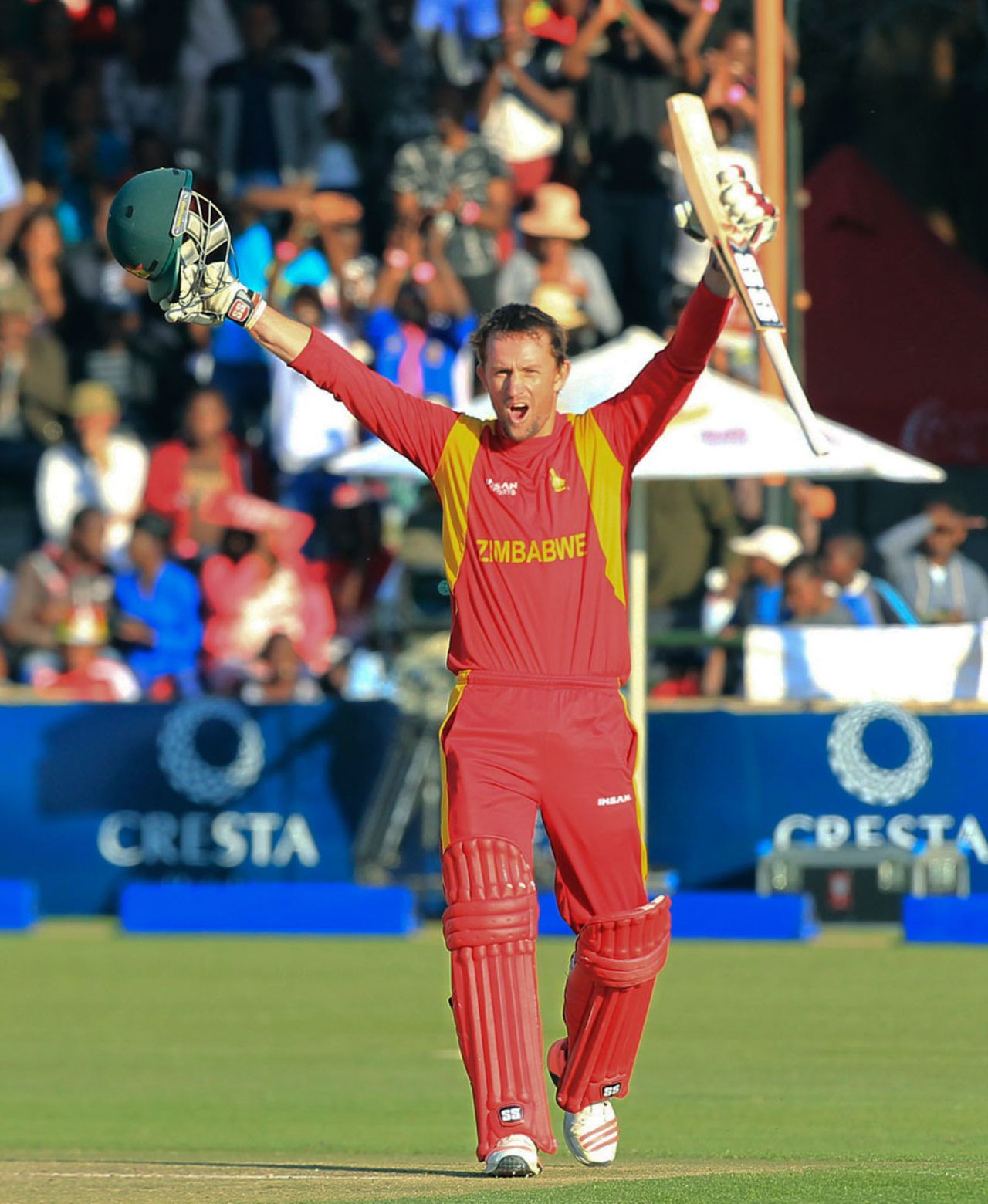 Craig Ervine smashed a 108-ball 130, Zimbabwe v New Zealand, 1st ODI, Harare, August 2, 2015