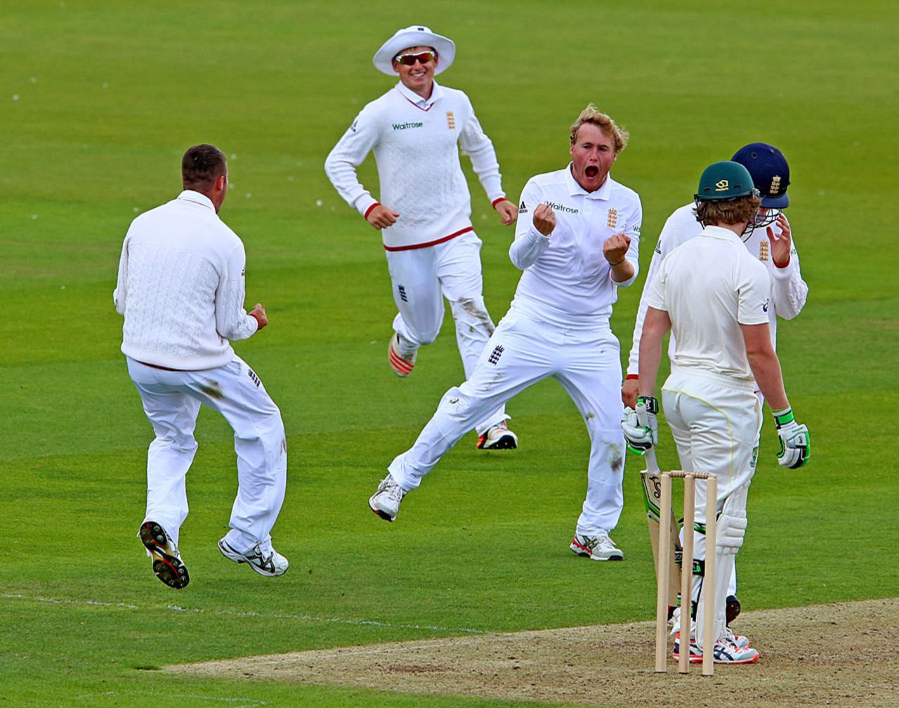 Matthew Parkinson helped England hit back with his legspin, England U-19s v Australia U-19s, Only Test, Chester-le-Street, 1st day, August 4, 2015