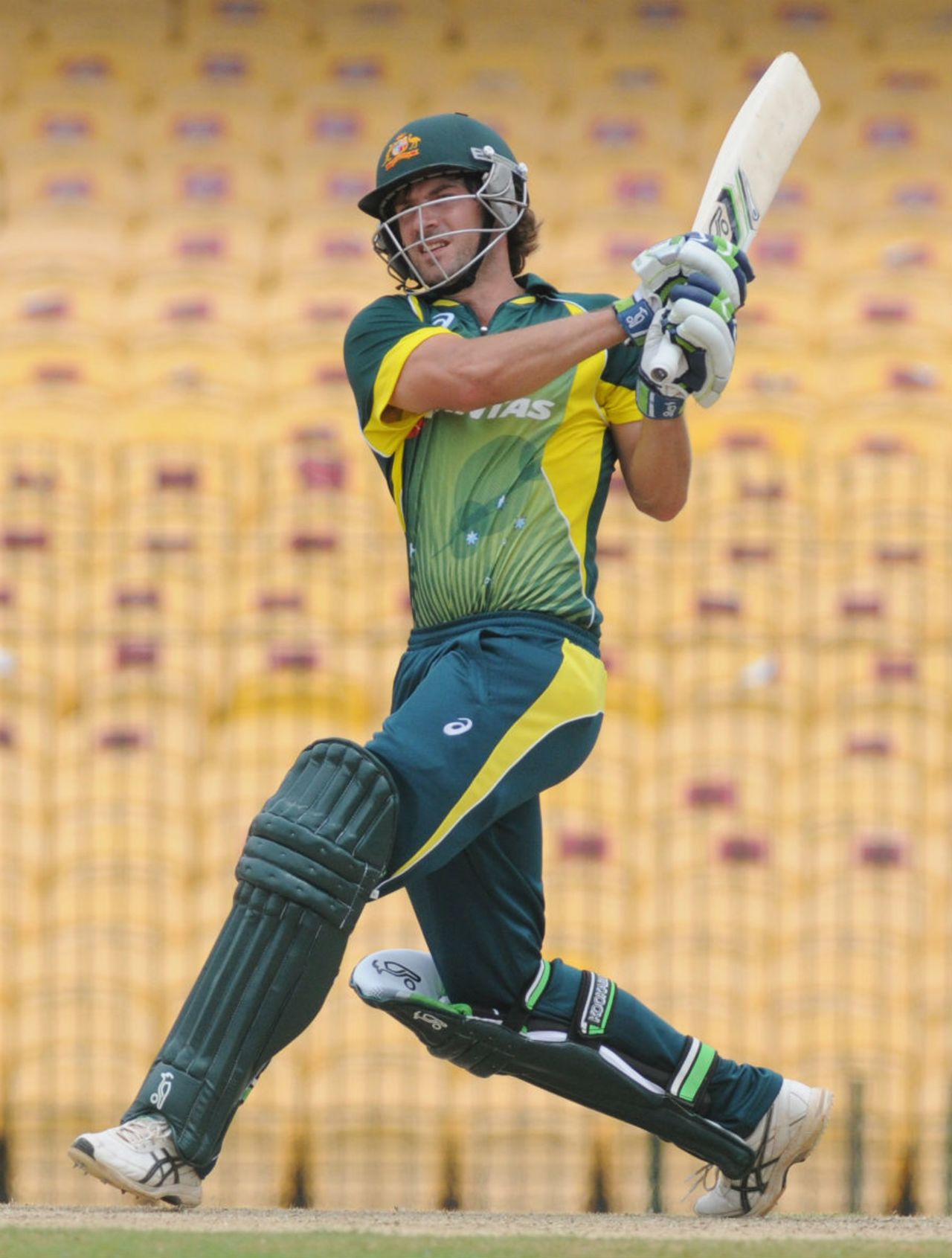 Joe Burns smashed 14 sixes during his 131-ball 154, India A v Australia A, A team tri-series, Chennai, August 7, 2015