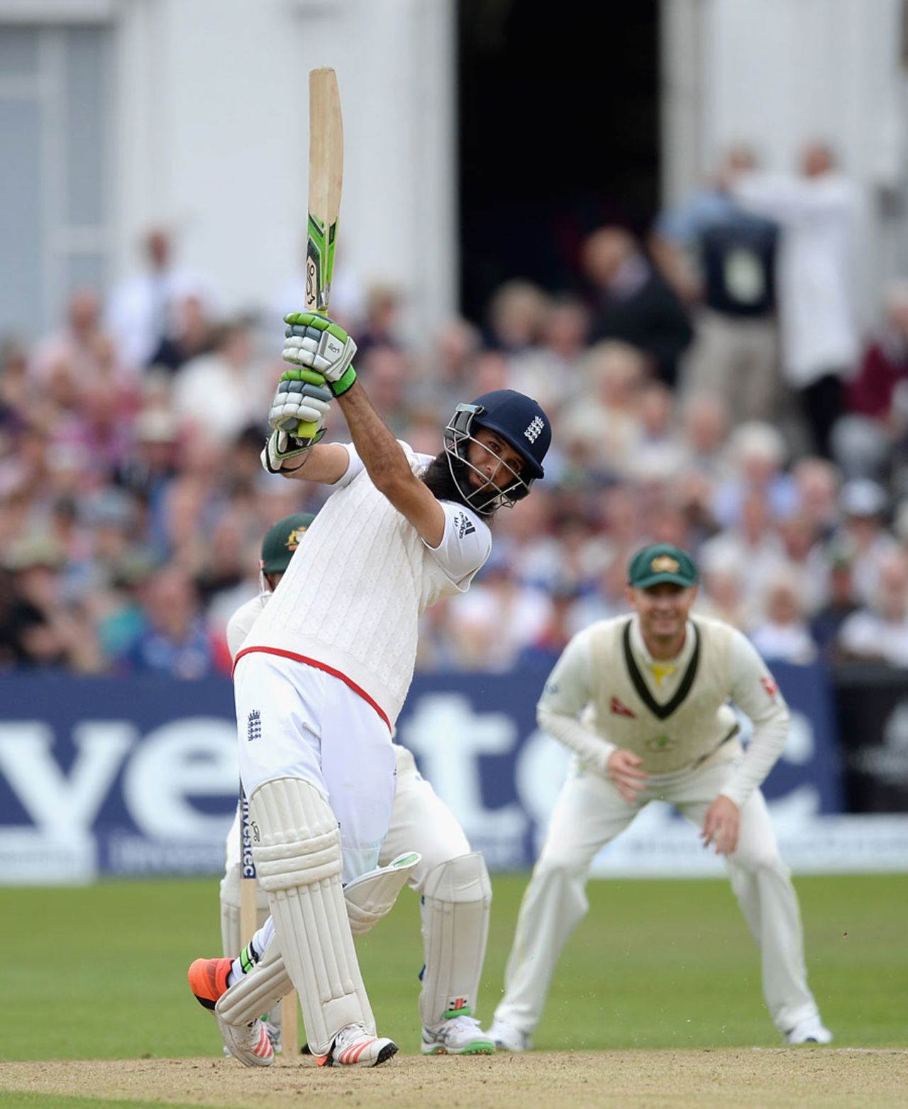 Moeen Ali played his shots to swell the lead, England v Australia, 4th Investec Test, Trent Bridge, 2nd day, August 7, 2015
