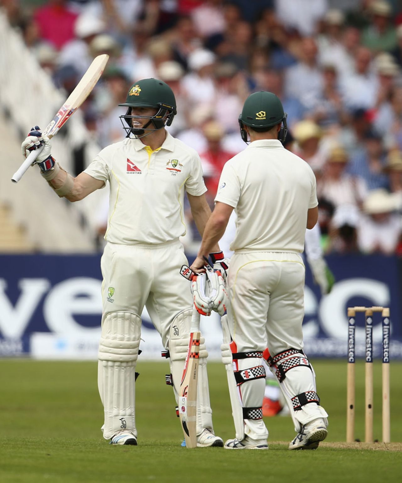 Chris Rogers notched another half-centuryChris Rogers notched fifty in a century opening standBridge, 2nd day, August 7, 2015