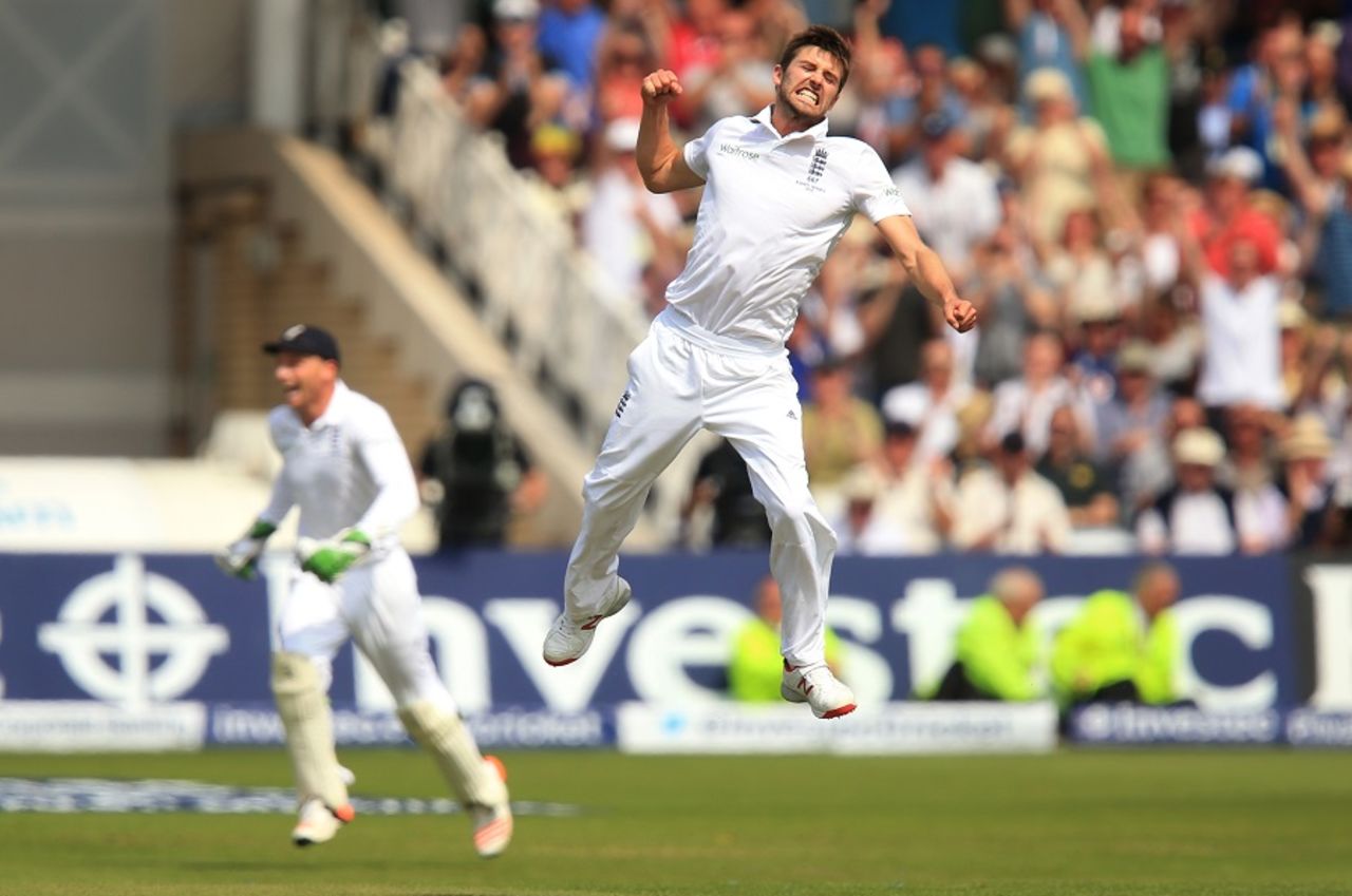 Mark Wood is over the moon after wrapping up the Test, England v Australia, 4th Investec Test, Trent Bridge, 3rd day, August 8, 2015