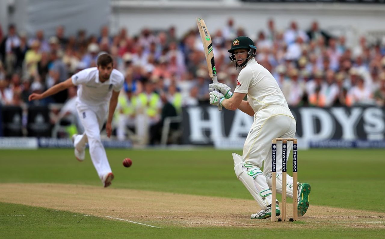 Adam Voges got to a fighting fifty, England v Australia, 4th Investec Test, Trent Bridge, 3rd day, August 8, 2015
