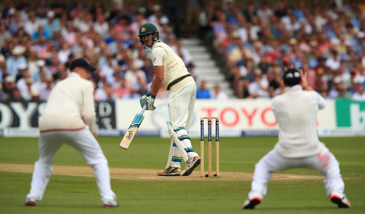 Mitchell Starc nicked behind for a duck, England v Australia, 4th Investec Test, Trent Bridge, 3rd day, August 8, 2015