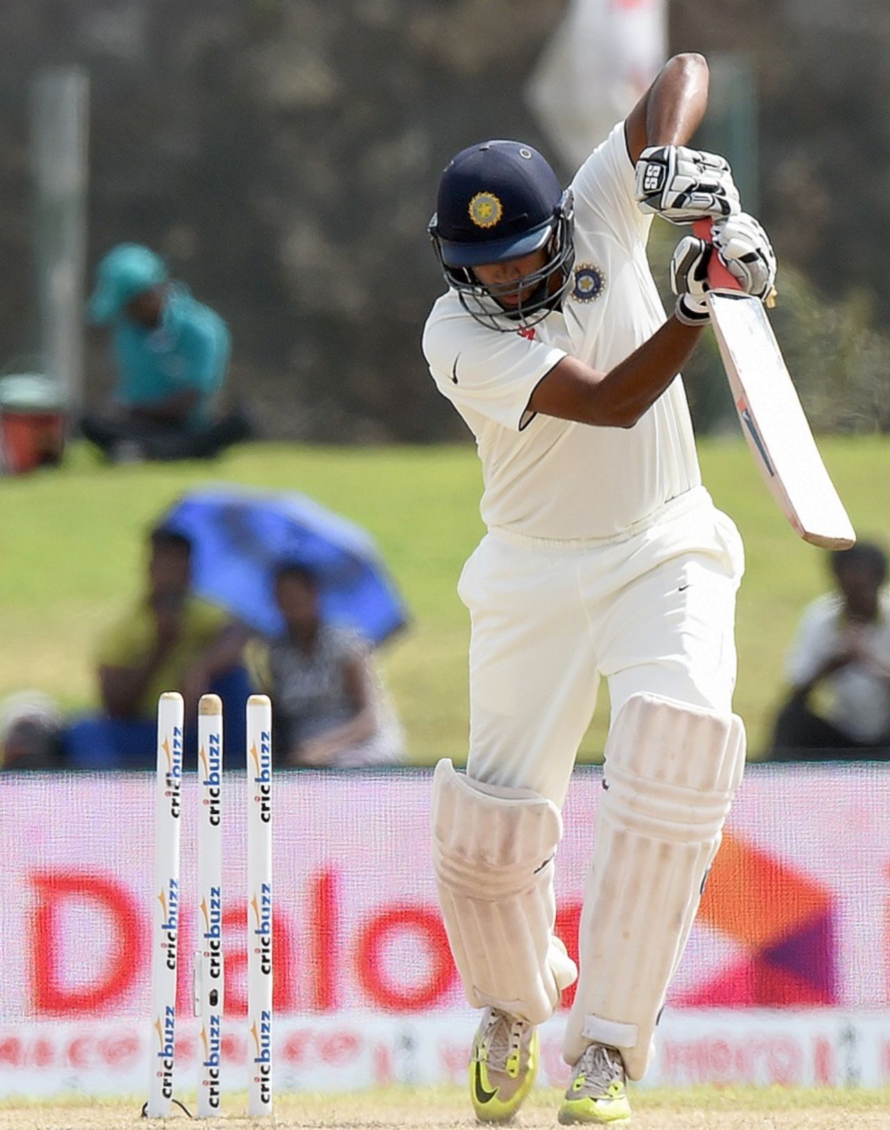 R Ashwin is bowled by Nuwan Pradeep, Sri Lanka v India, 1st Test, Galle, 2nd day, August 13, 2015