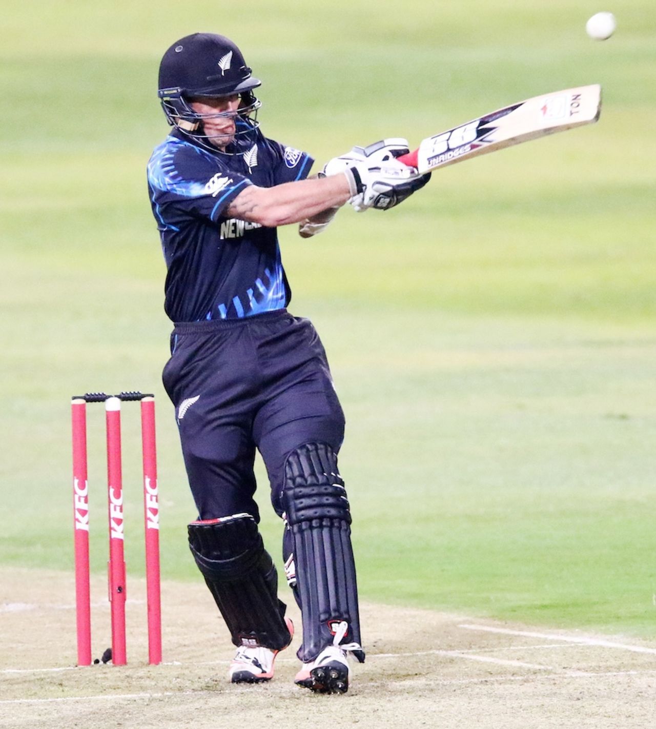 Martin Guptill struck five fours, South Africa v New Zealand, 1st T20I, Durban, August 14, 2015