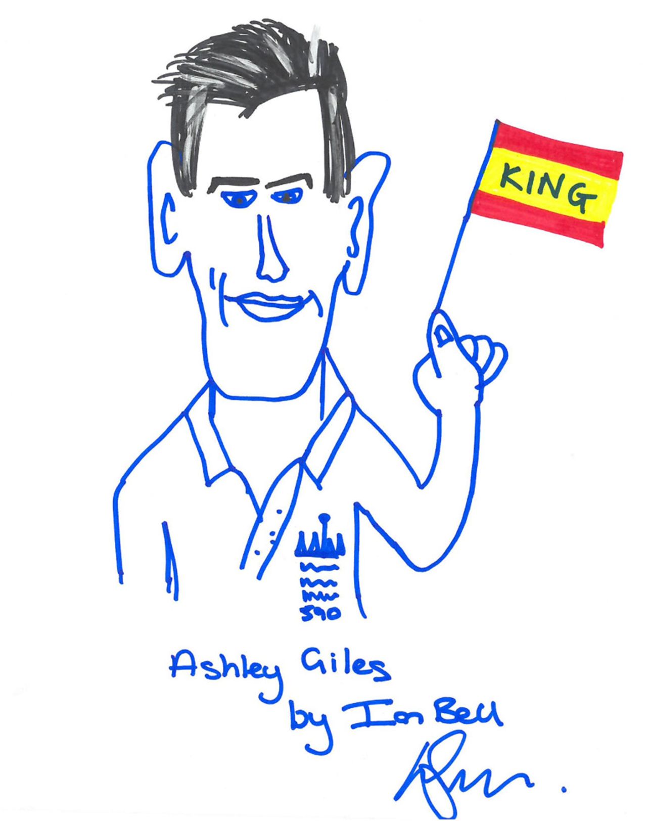 Ian Bell sketches the king of Spain